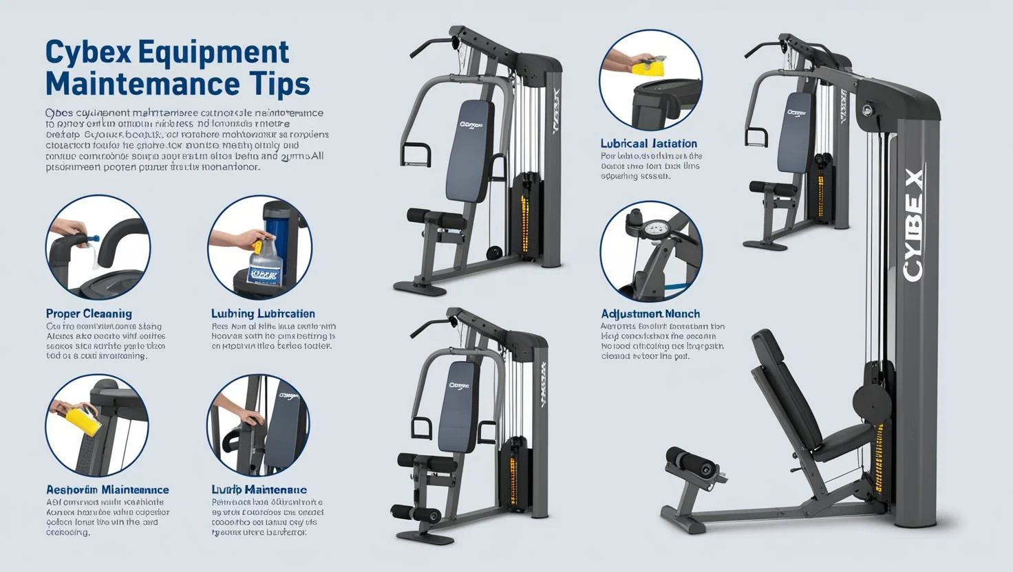 Cybex Equipment Maintenance Tips