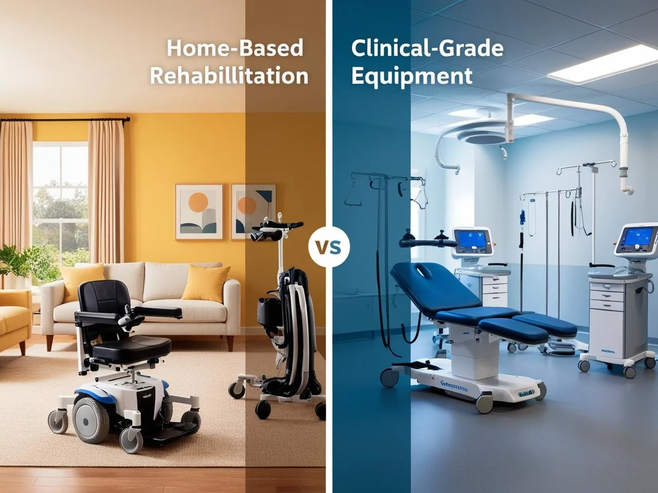 At Home vs Clinical Rehabilitation Equipment (