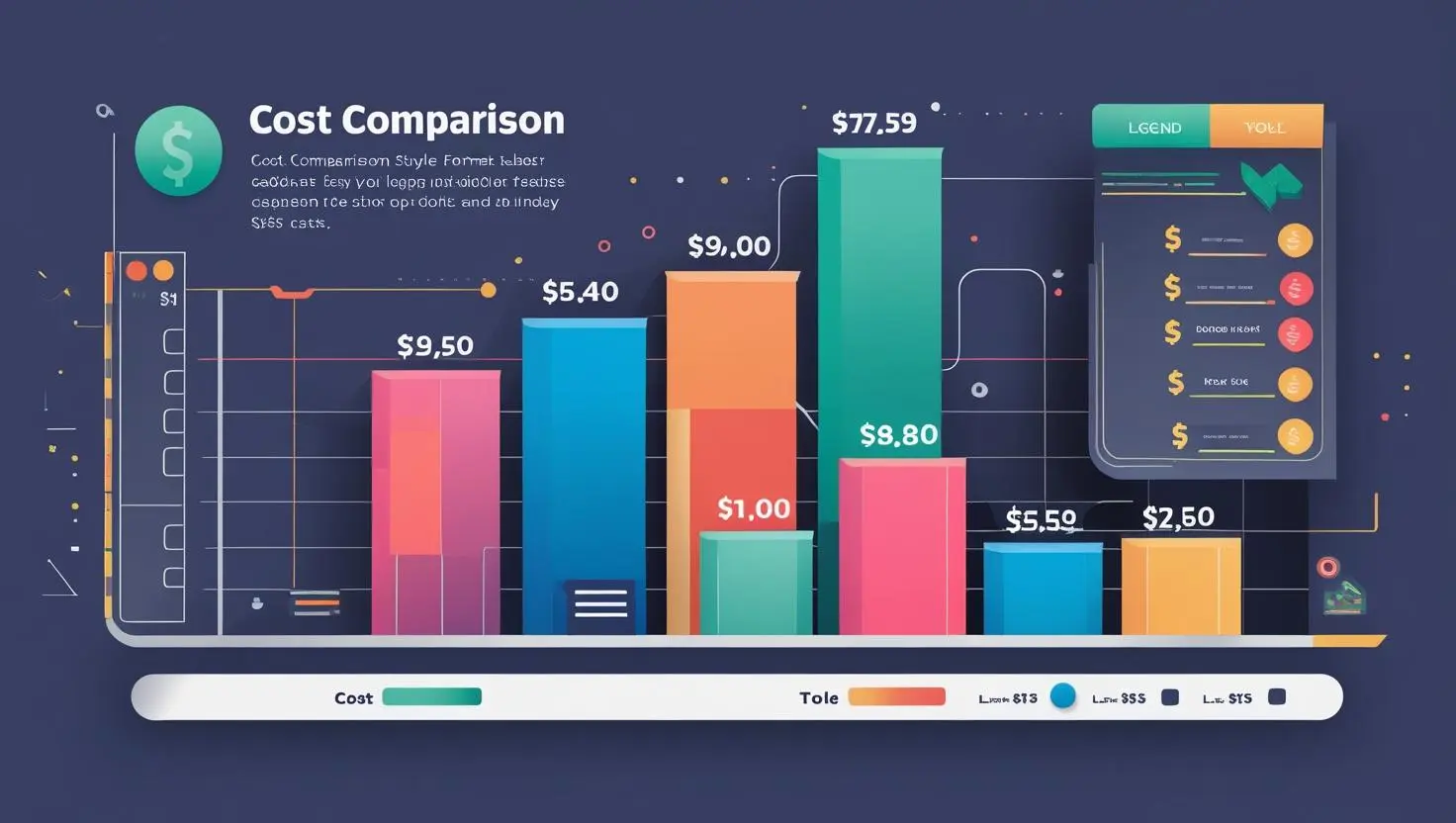 Insert cost comparison chart