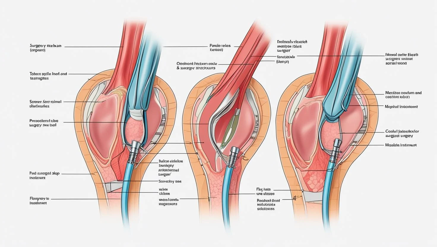 Insert diagram showing flap surgery procedure