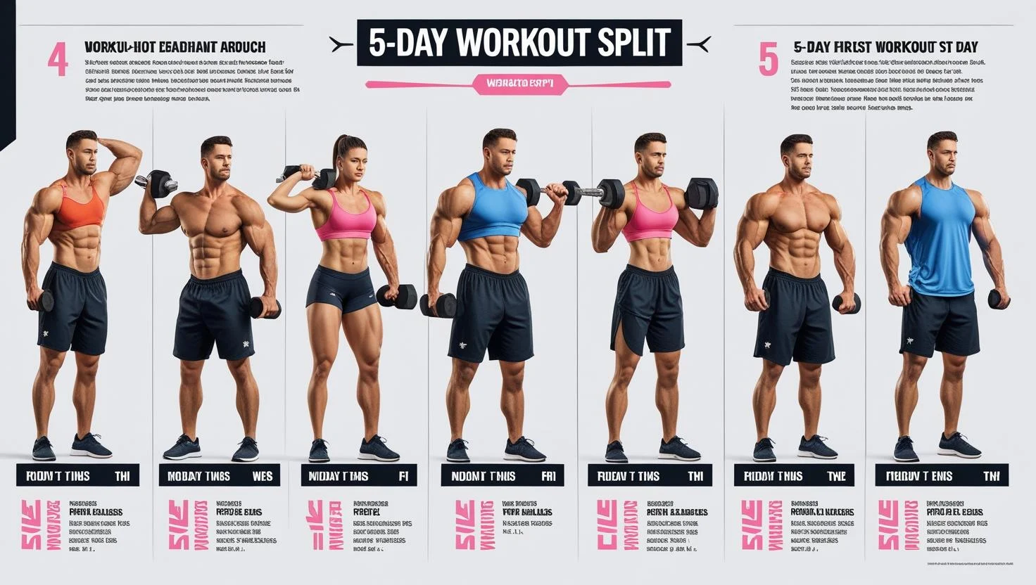 5 day workout split